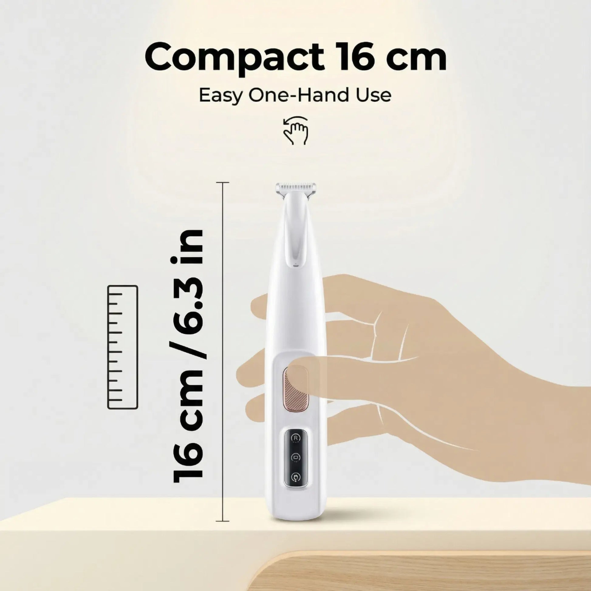 Multifunctional Waterproof Rechargeable Pet Hair Trimmer with LED Light for Grooming Small Dogs and Cats - Quiet Operation at 50dB
