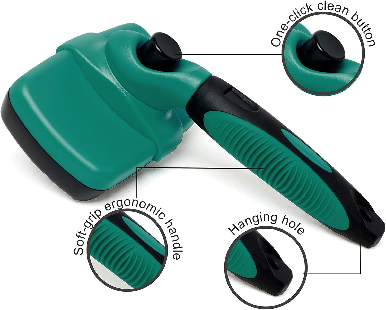 Pets Self Cleaning Slicker Brush Grooming Comb Deshedding Tools for Dogs and Cats