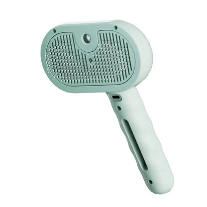 3 in 1 Cat Steam Brush Cat Grooming Brush with Release Button Cat Brush Pet Hair Cleaning Brush Comb for Cats Dogs Small Animals