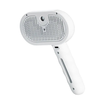 3 in 1 Cat Steam Brush Cat Grooming Brush with Release Button Cat Brush Pet Hair Cleaning Brush Comb for Cats Dogs Small Animals